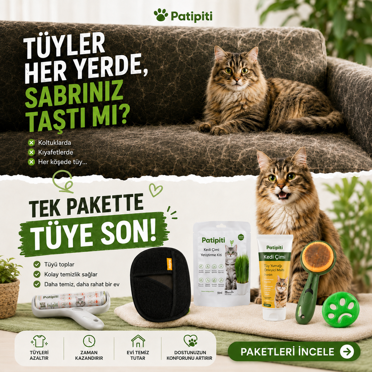 Pati Tüyüne Son !!